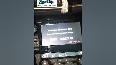 Nissan XTRAIL HNT32 2014-2019 CHECK MAP SD Error Solution