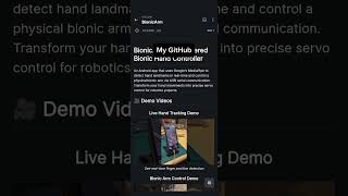 Presenting My GitHub Projects | Animatronics, Robotics, and Apps
