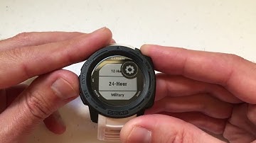 Garmin Instinct | Switching Time Display (12hr, 24hr or Military)