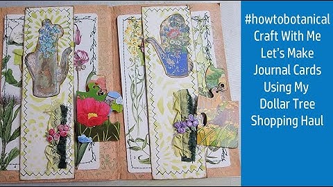 #howtobotanical Craft With Me/Let