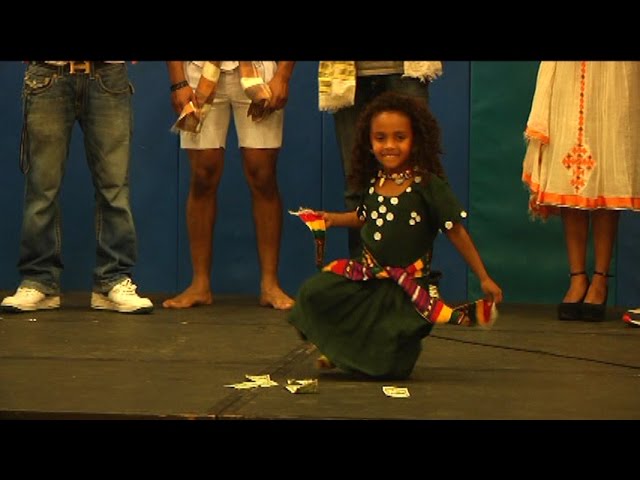 Little Star and her Eskista, promoting Ethiopian Culture through  music and Fashion show, 2014