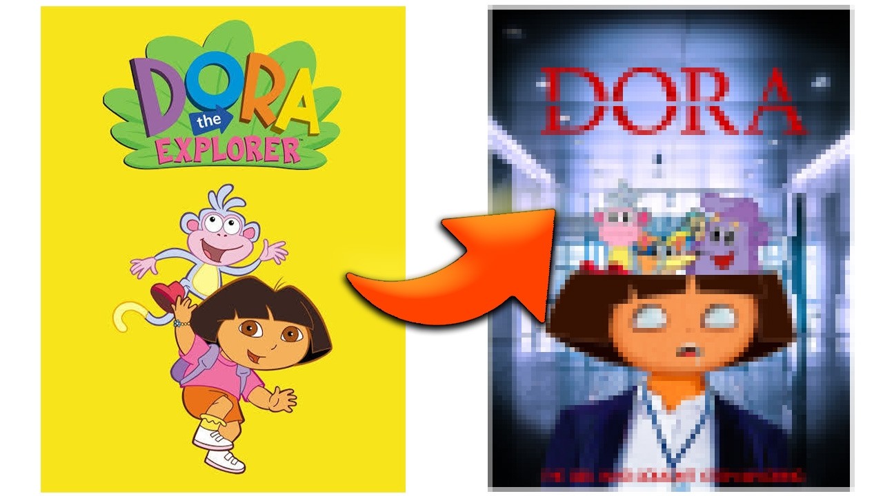 Я превратил ваши детские мультфильмы в постеры фильмов ужасов