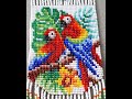 beaded necklace with a parrot