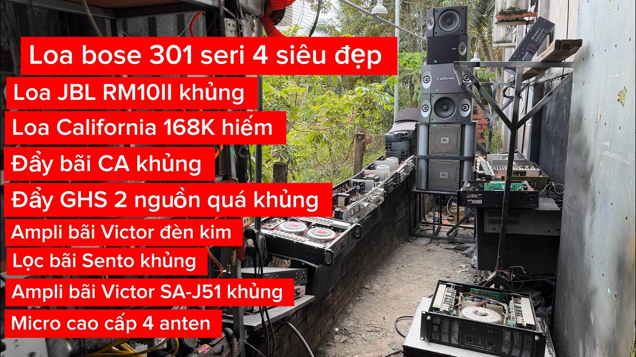 Loa ampli micro lọc đẩy chuyên karaoke thanh lý rẻ mỗi ngày. Đẩy bãi CA. Lọc bãi Sento. Loa bose 4 