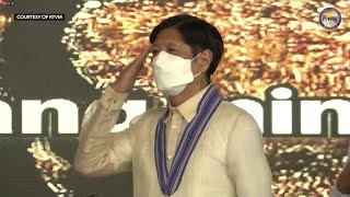 President Marcos at the 75th anniversary celebration of the Philippine Air Force