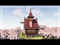 Minecraft: How to Build a Fantasy House with the new 1.20 Cherry Blossom Wood