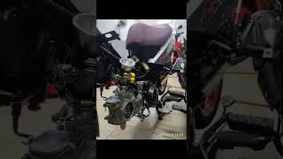 Wave125 injection 65mm 4valve throtle body y15 starter rs150 kepunyaan abang saya