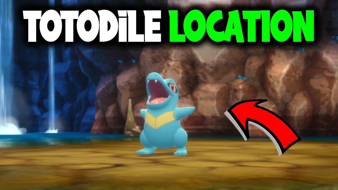 WHERE TO FIND TOTODILE ON POKEMON BRILLIANT DIAMOND AND SHINING PEARL