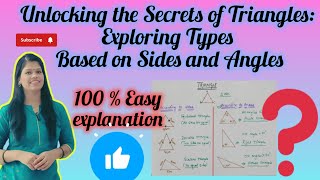 Class 7 Maths - Triangles - Unlocking the Secrets of Triangles: Exploring Types