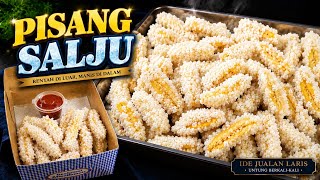 MODAL RECEH‼️TANPA TEPUNG KENTANG, PISANG SALJU RENYAH BIKIN ANTRI PANJANG, MEMANG SEENAK INI