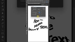 How to make wavy text in Photoshop #graphicdesign #photoshop