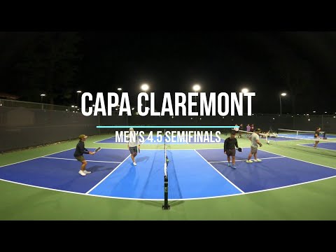 CAPA Claremont Men's 4.5 Semifinals James/Ian vs Carson/Rocco