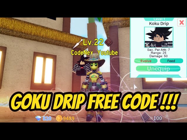 Goku Drip Free Code !!!! + Showcase + Easter Code - All Star Tower Defense  