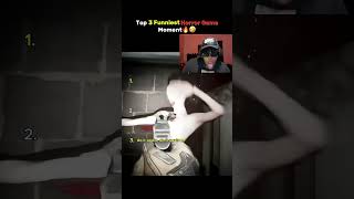 top 3 funniest horror game moments 🤣 #funny #funny #gaming#gaming#gaminglaughs #scarybutfunny #scary