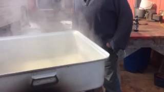 The big maple sap boil 2017