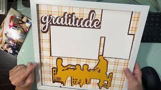 Scrapbook Simple SVG Gratitude Layout with Cricut