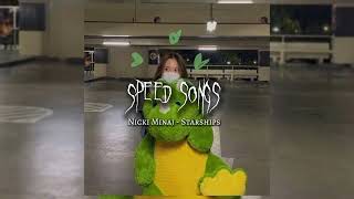 NICKI MINAJ-STARSHIPS speed songs #tiktok #speed #music #song