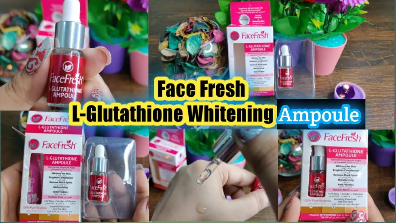 Ampoule Sérum Face Fresh Glutathione - Blanchissant, Anti-taches, 5ml