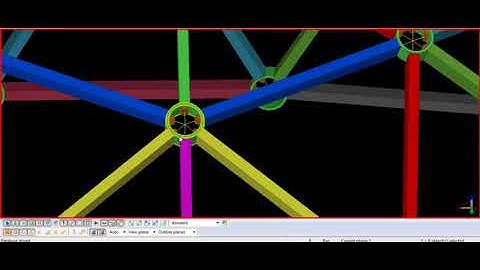 modeling of one layer dome and intersection of 3 domes