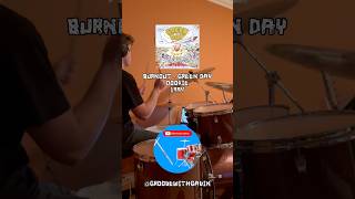 Green Day – Burnout (Drum Cover) | Full Video on My Channel #greenday #DrumCover #music #90s #shorts GrooveWithGavin