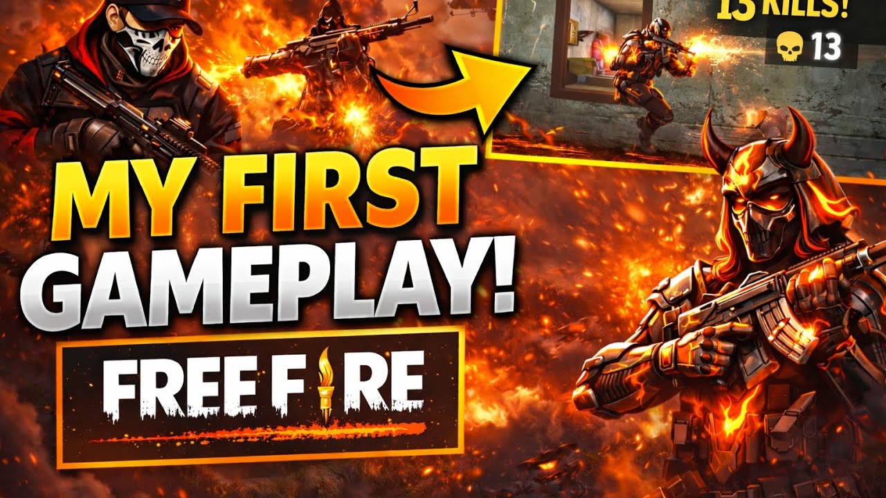 INSANE 13 KILLS 😱 First Free Fire Gameplay | ShadowNex