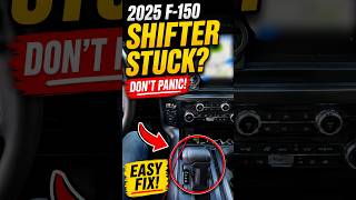2025 Ford F 150 Shifter Stuck Easy 45 Second Fix!