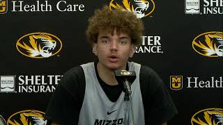 Full press conference with Mizzou forward Noah Carter ahead of MU's game against Florida