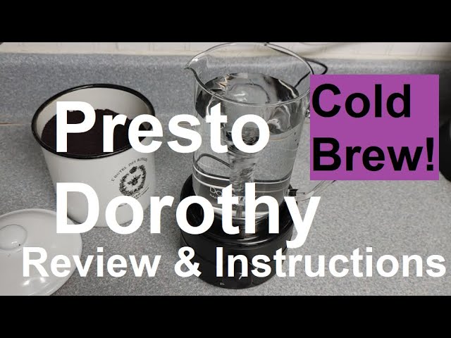 Presto Dorothy Rapid Cold Brew Coffeemaker