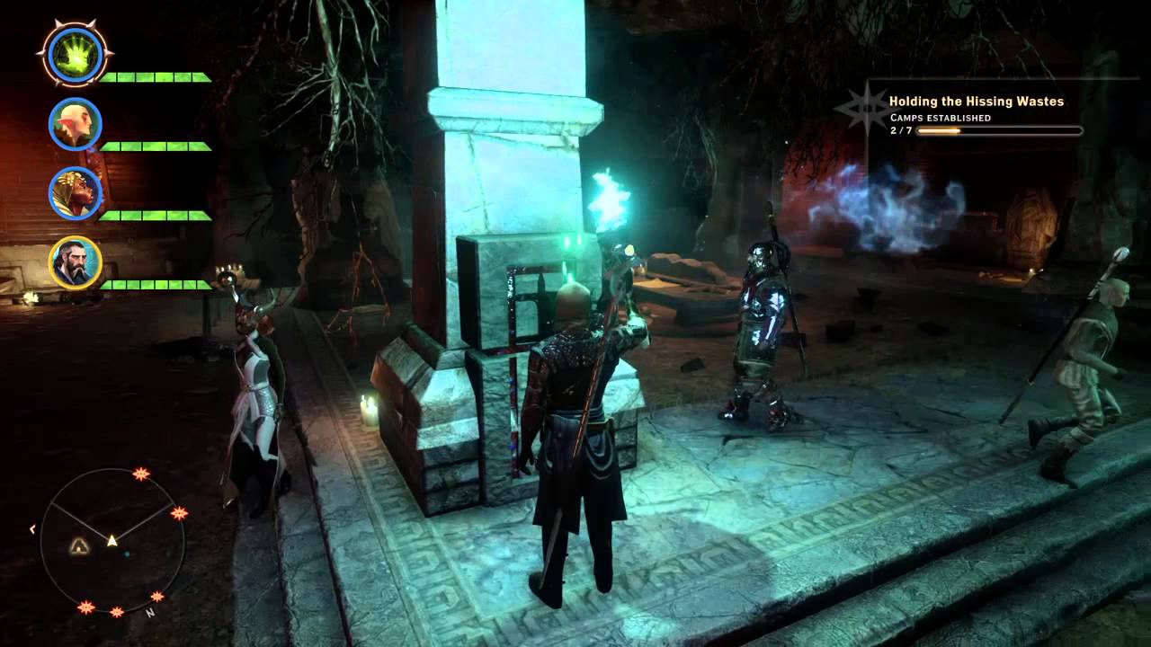 Dragon Age Inquisition The Four Pillars Tomb Solution YouTube