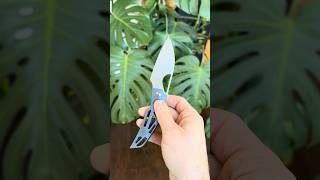 Tashi Bharucha Prism Reate OEM Massdrop RWL-34 Skeletonized Blue Titanium Framelock Drop #edc Knife