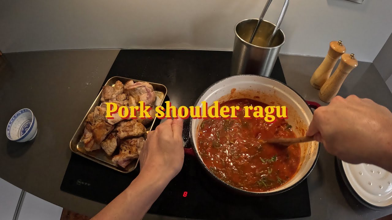 Pork shoulder ragu