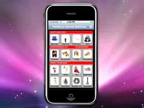 Holidays Sound Machine: iPhone App Store Demo Video - YouTube