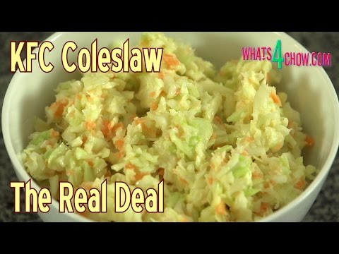 How to Make KFC Coleslaw - KFC Coleslaw Recipe, The REAL DEAL!!!