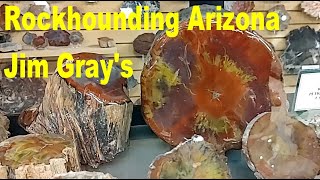 Rockhounding Arizona: Jim Gray's Petrified Wood Co #thefinders #rockhounding #petrifiedwood