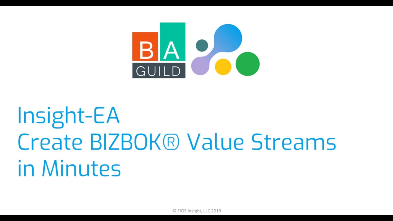 Build a BIZBOK Value Stream