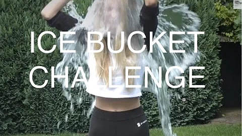 MY ICE BUCKET CHALLENGE