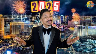 Las Vegas NYE 2025 Fireworks Show from Top of Rio!