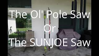 SUNJOE Telescopic Chainsaw Is A Breeze To Use