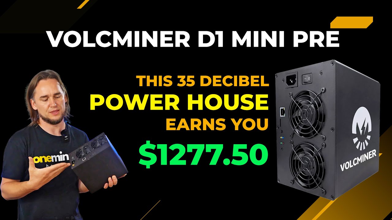 VolcMiner D1 Mini - 2.2 GH/s ASIC Crypto Miner