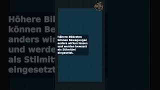 Hinter der Kamera: Bildrate im Kino – das steckt dahinter #Filmwissen #shorts