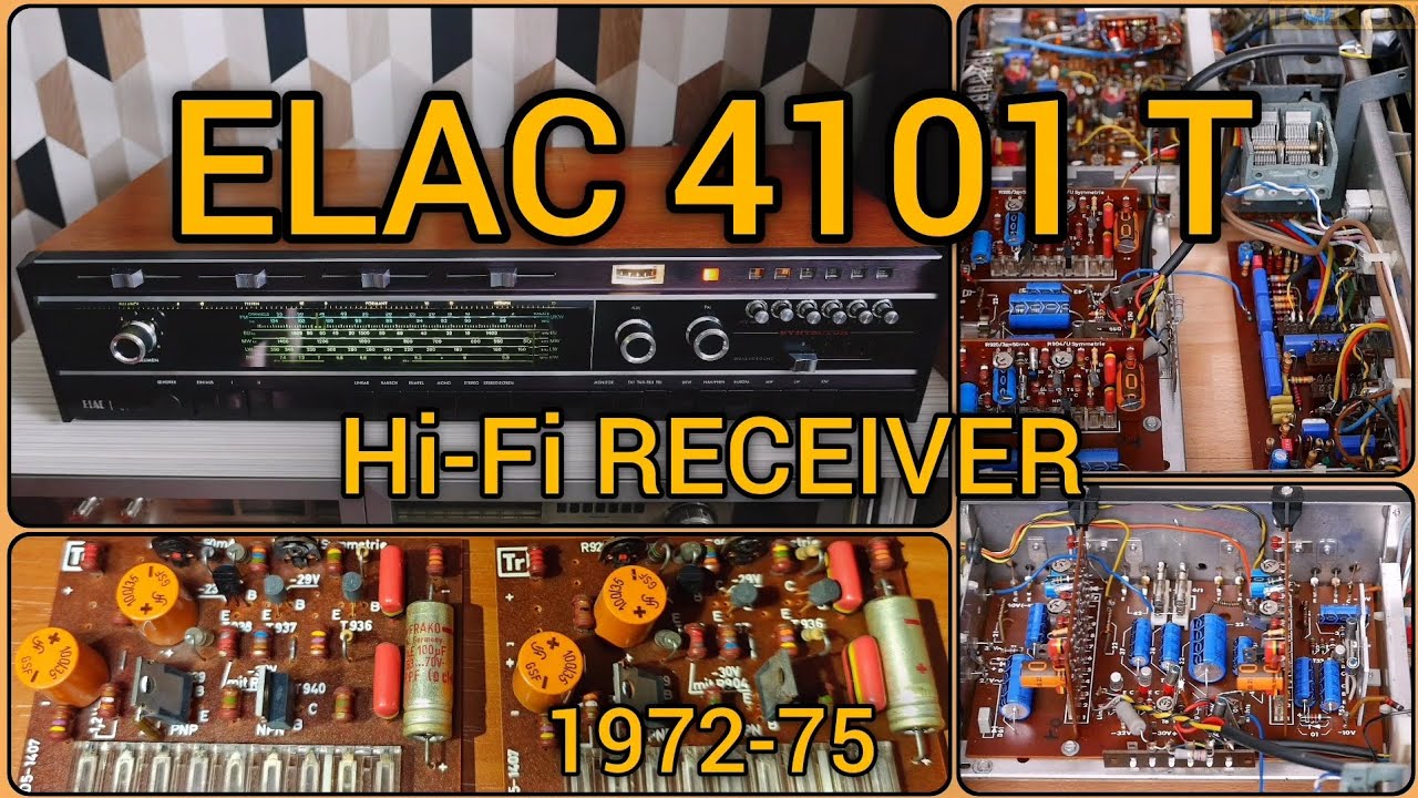 ELAC 4101T Hi-Fi Receiver inside (1972-75)