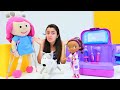 Çizgi film - Doc McStuffins Smarta'ya koltuk değneği veriyor! Çocuklar için eğitici video