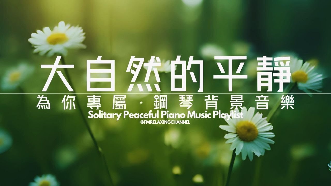 【PEACEFUL PIANO BGM】讓心靈安靜到能聽見自己！1小時純淨鋼琴背景音樂，將緩緩帶走壓力與負能量，幫助身心恢復平衡。非常適合在睡前、放鬆、閱讀或冥想時聆聽，陪伴你走進深層的寧靜與舒適之中