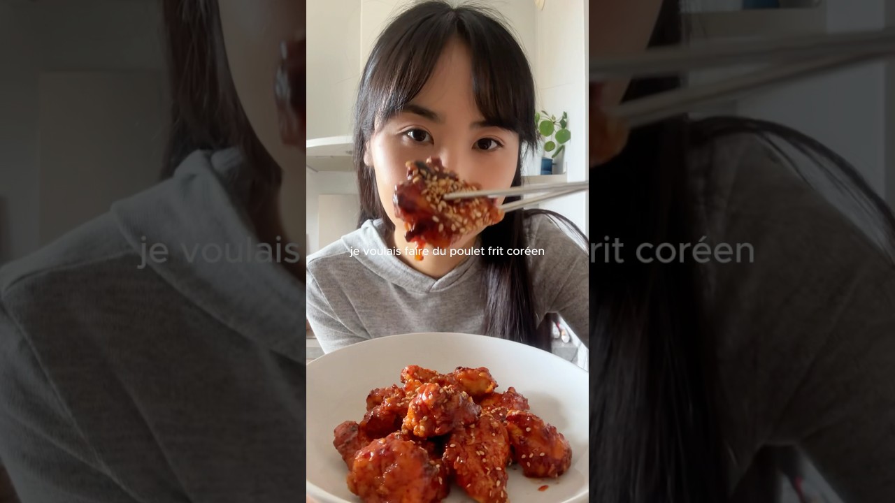 🔥 Le fameux poulet frit coréen (Yangnyeom Chicken)… sans friture ! 