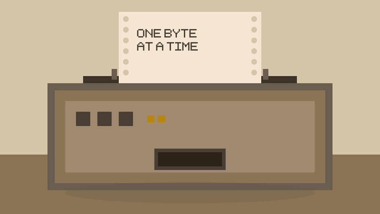 One byte at a time - YouTube
