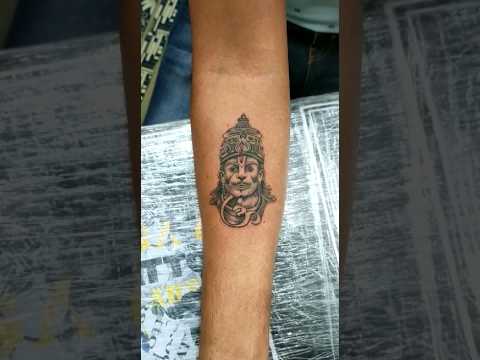 God hanuman tattoo png