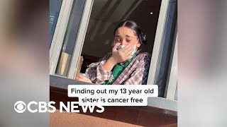 Barista finds out her sister is cancerfree while taking order from mom