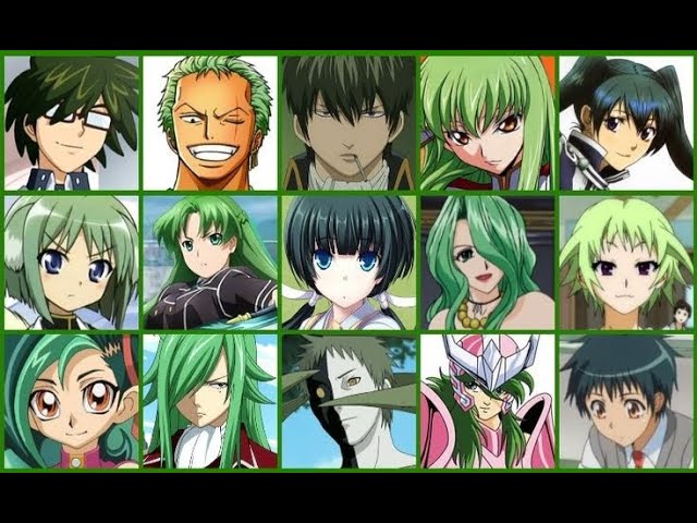 Top 10 Green Haired Anime Characters - thptnganamst.edu.vn