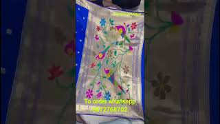 Paithani Silk Sarees at Affordable Prices 💖 | FREE Shipping TN #saree #silksaree #trending #shorts