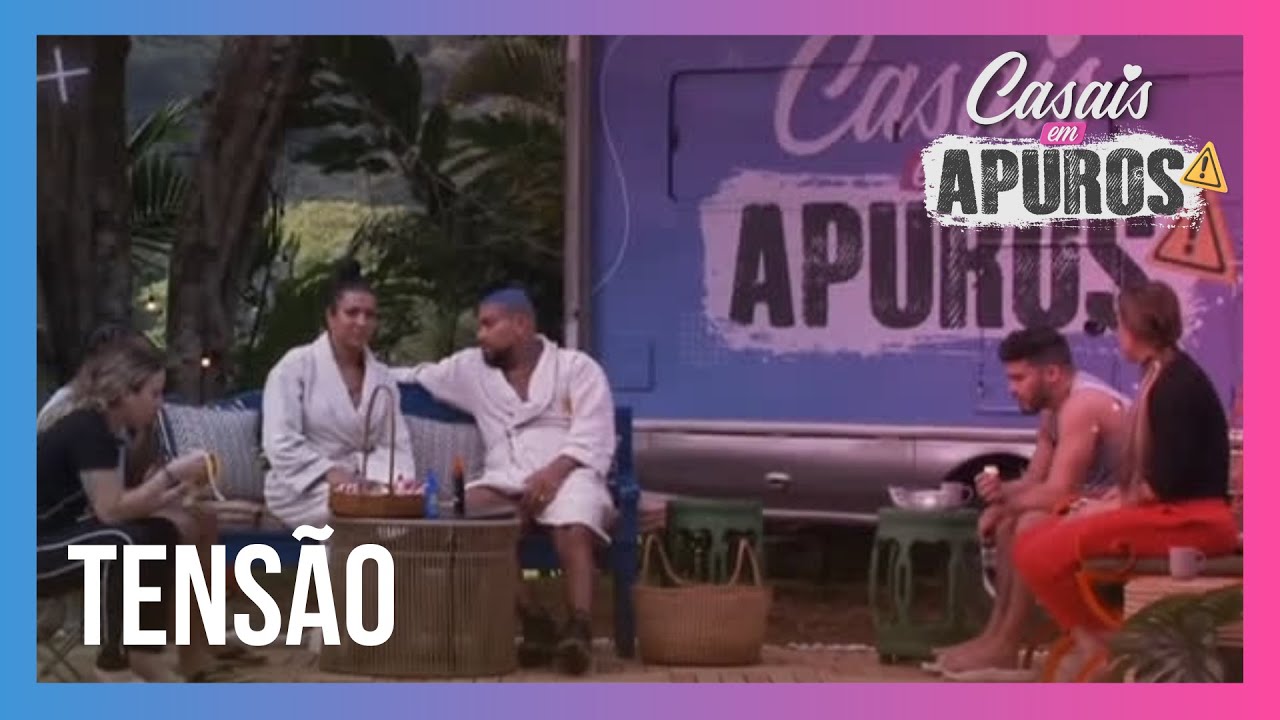 Ânimo fica tenso na primeira noite de perrengue do Casais em Apuros